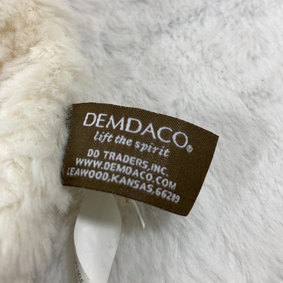 Demdaco Panda Bear Security Blanket Plush Lovey Soft Pita Baby Rattle Toy - Picture 5 of 6